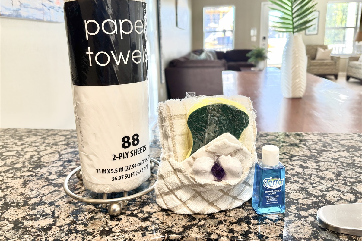 Starter amenities included!