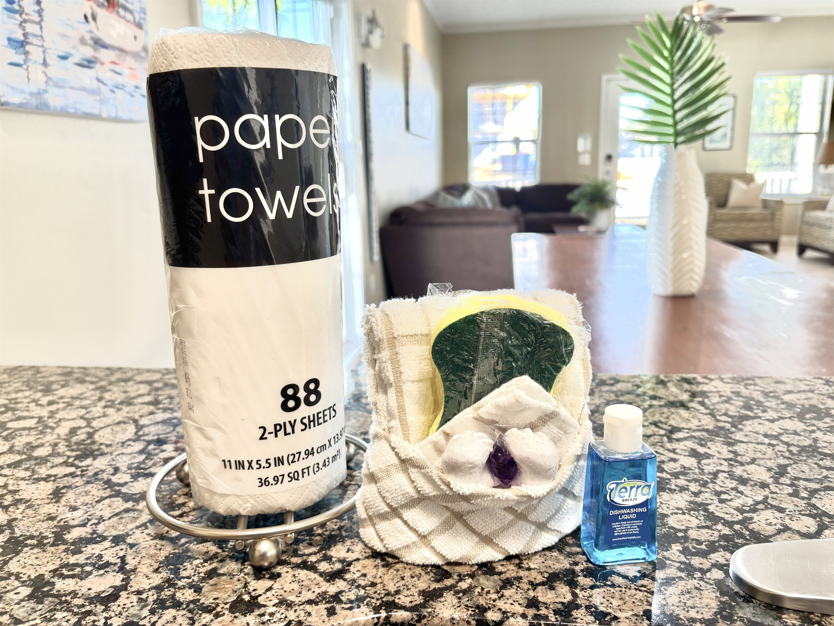 Starter amenities included!