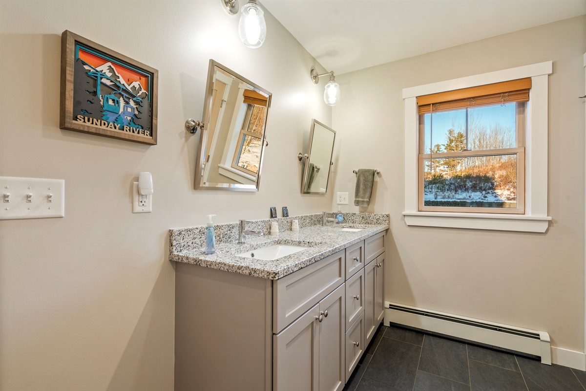 Well-appointed ensuite bathroom designed for comfort.