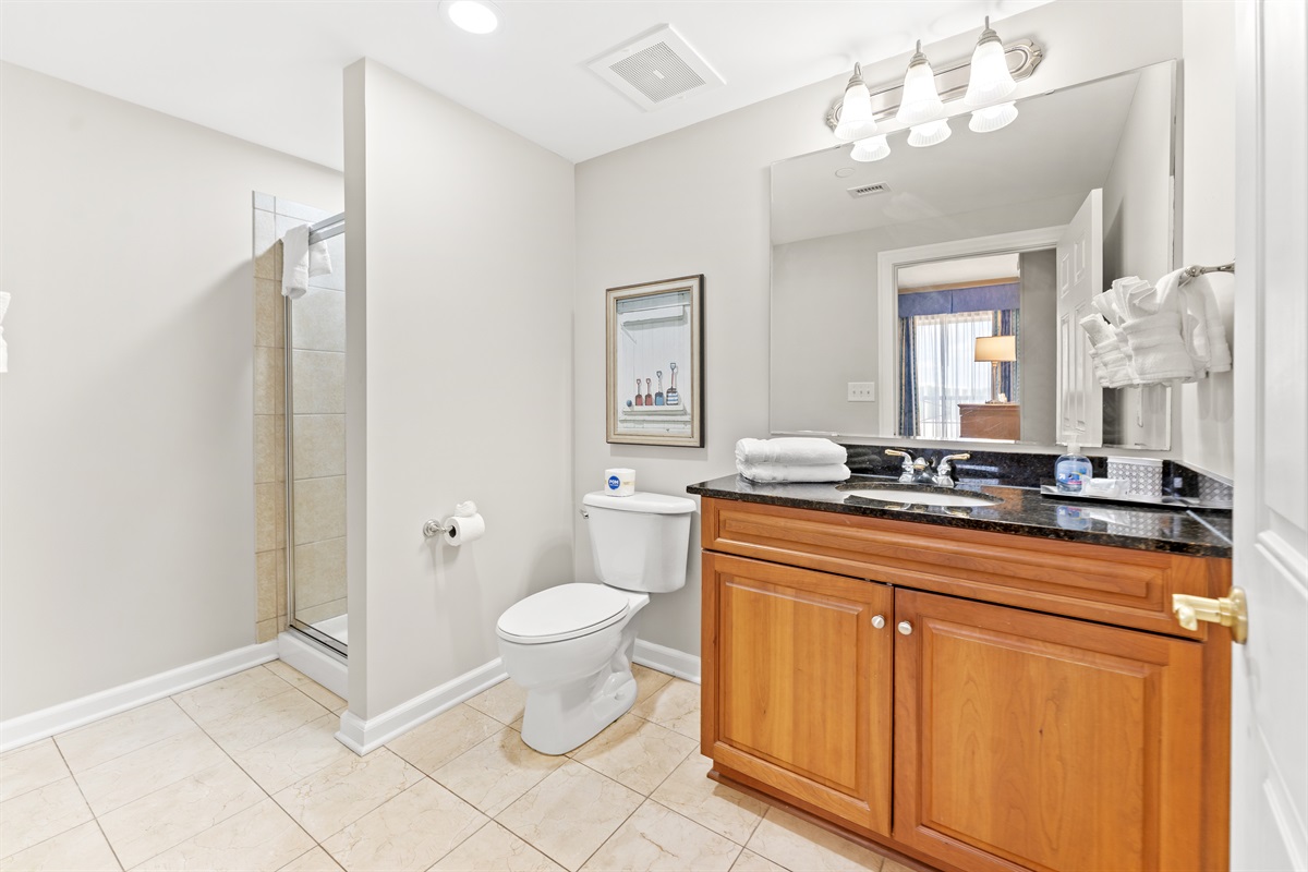 2nd Bathroom with stand alone shower