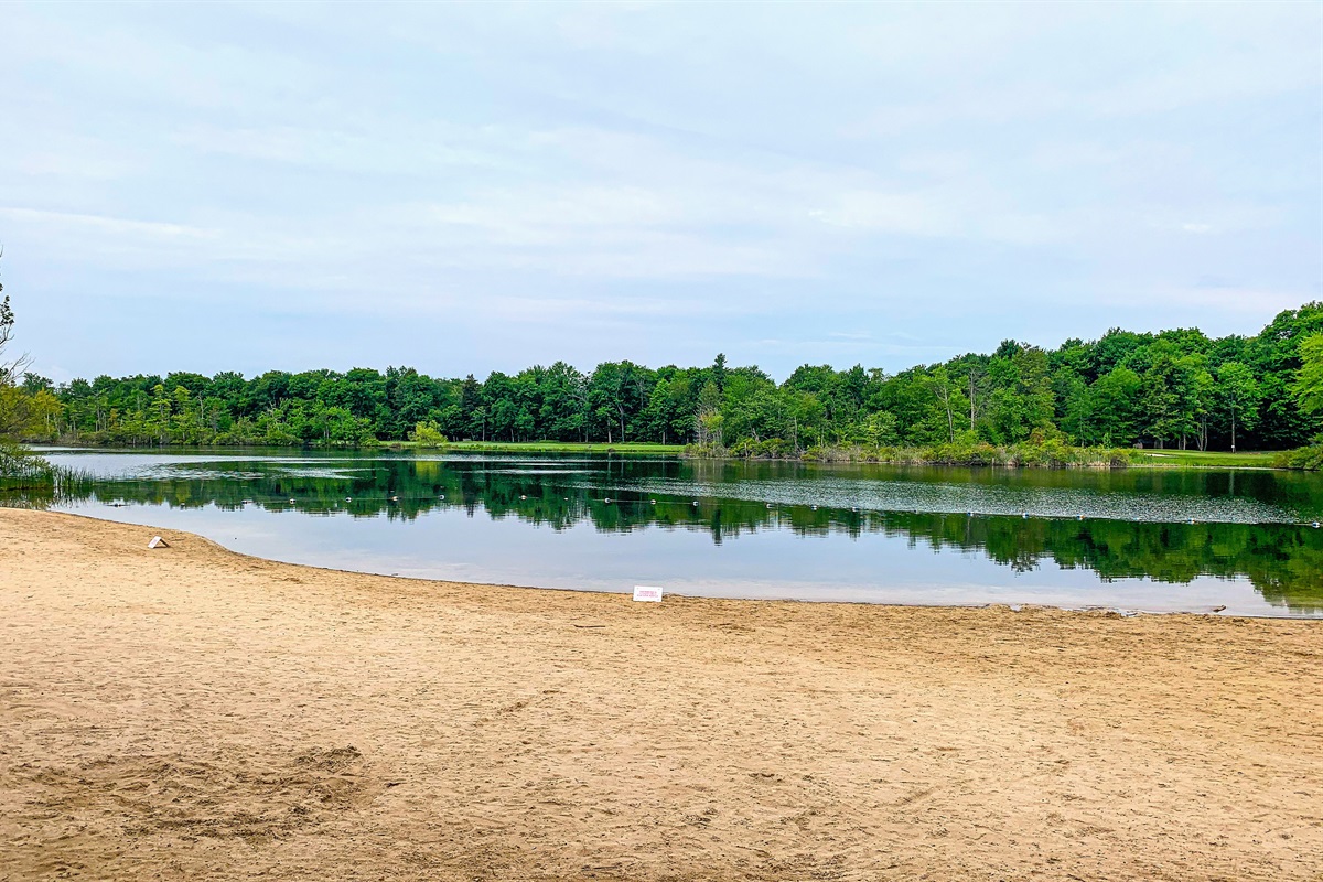 Come take a dip in the natural spring-fed Glacier Lake.