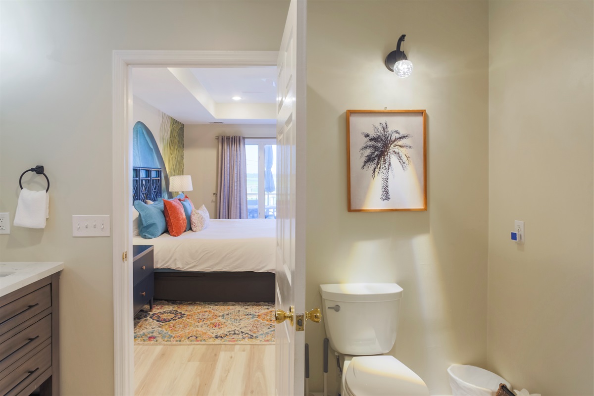 Private ensuite bathroom with modern finishes for a relaxing retreat.