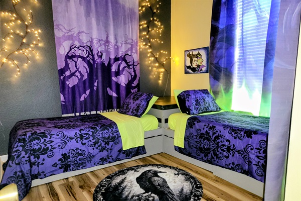 Ensnare yourself in the brambles in Maleficent's Lair!