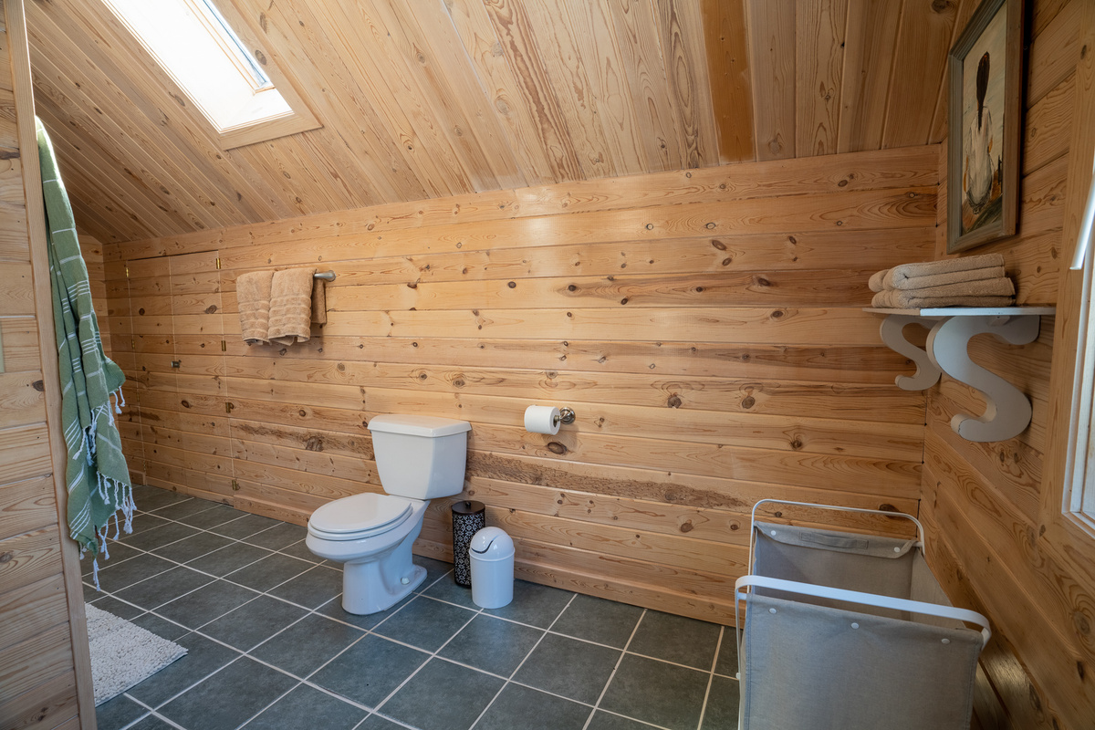 Upstairs bathroom.