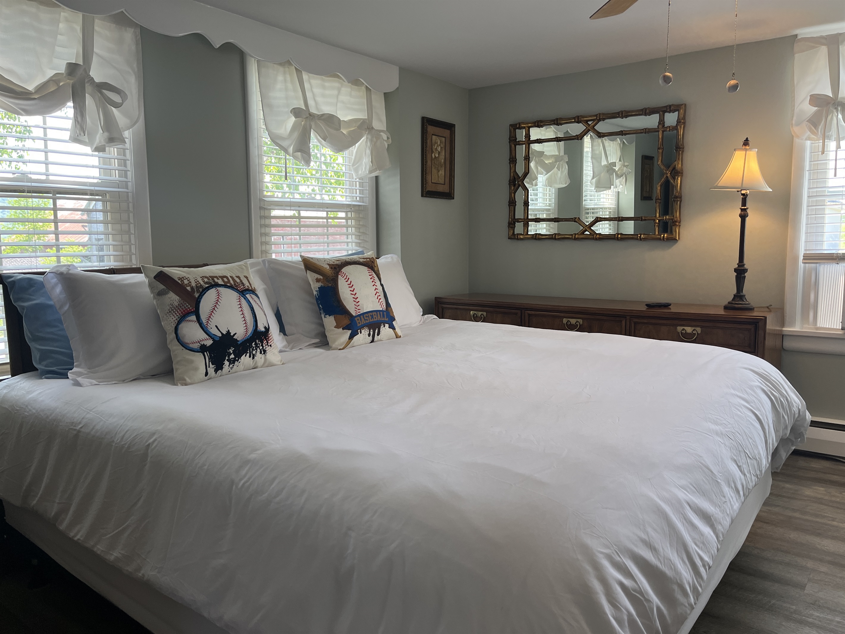 Roundtripper 1st floor King bedroom with Jack and Jill bath.
