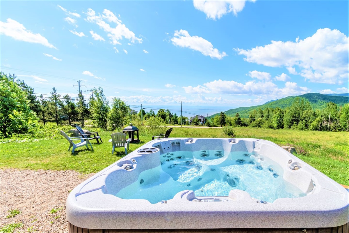 Soak up sunshine beside the sparkling blue water
