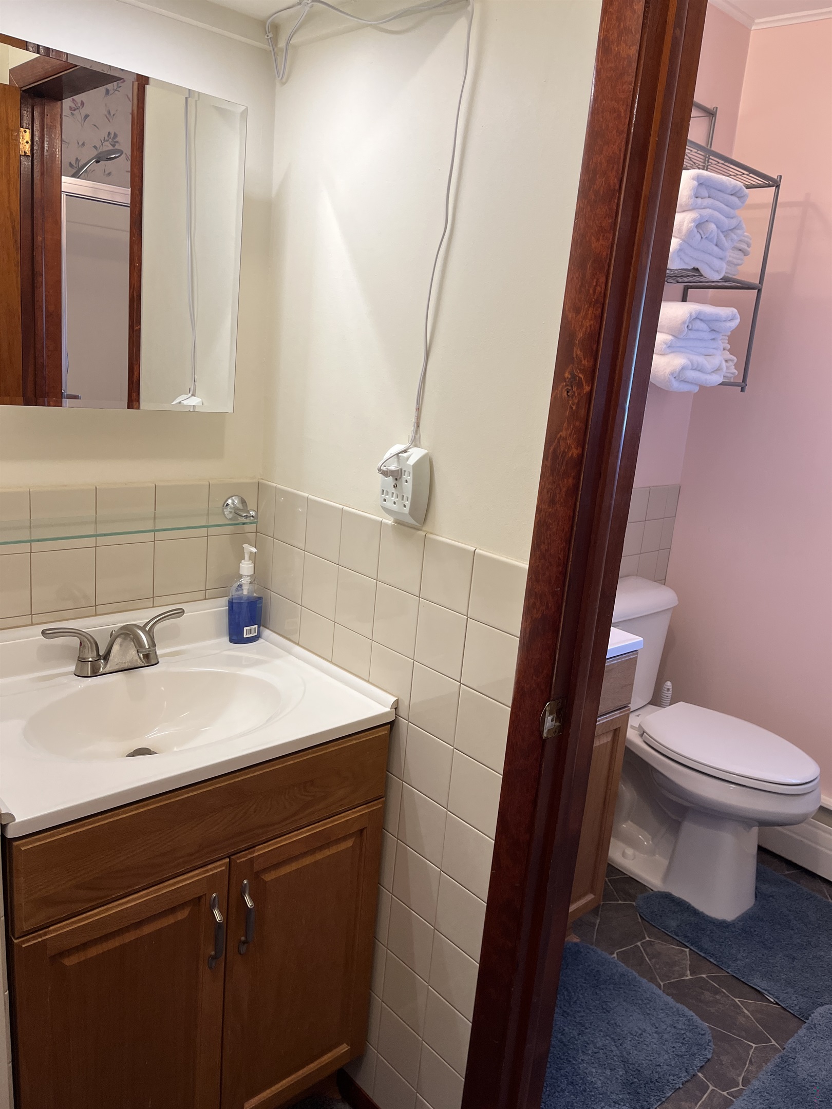 1st floor bath off hallway