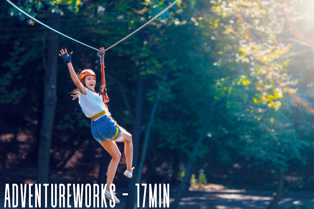 Get your adrenaline pumping at Adventureworks! It’s the perfect spot for thrill-seekers of all ages.