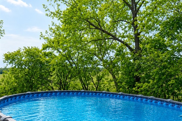 Private swimming pool designed for relaxing, unwinding, and enjoying your stay outdoors.