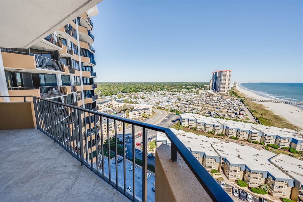 Breathtaking Views from Balcony!