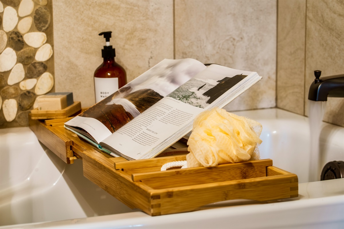 Indulge yourself in the jacuzzi tub