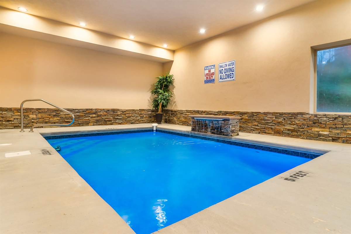 Indoor pool - side view