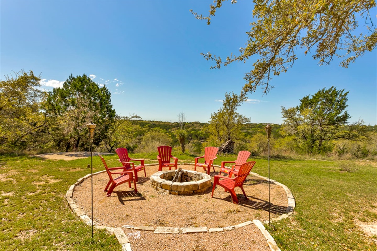 Fire Pit sitting area