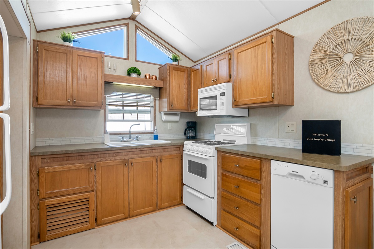 Fully Stocked Kitchen