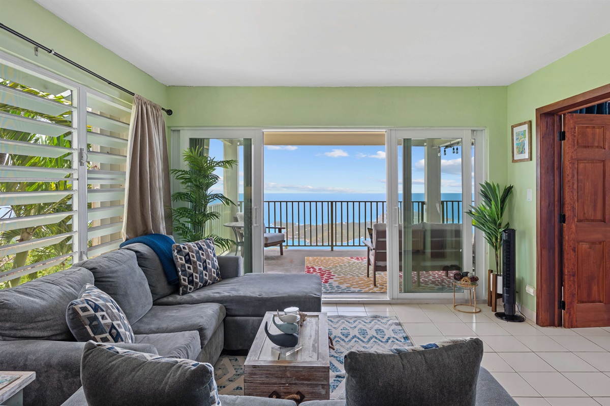 Soak in the views right from the couch