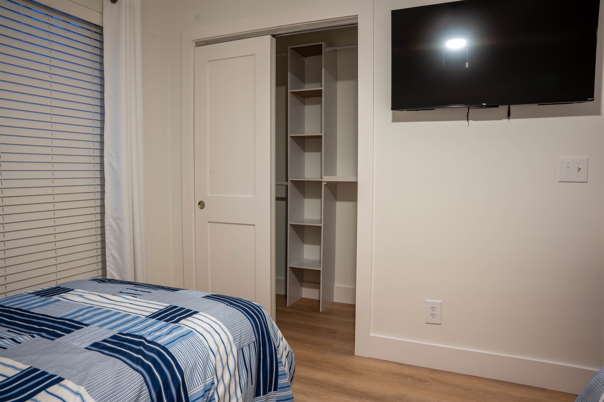 Large closet in guest room