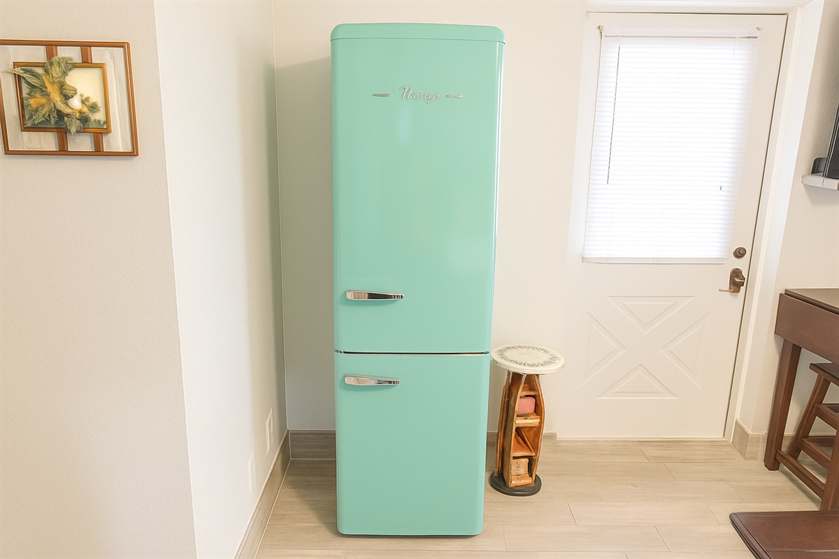 Full-size refrigerator included — perfect for longer stays and making your own meals.”