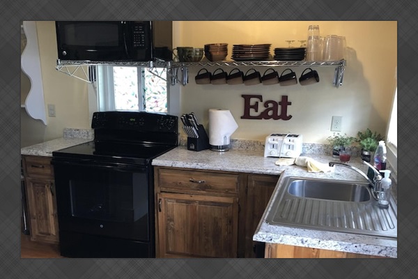 Fully equipped kitchen