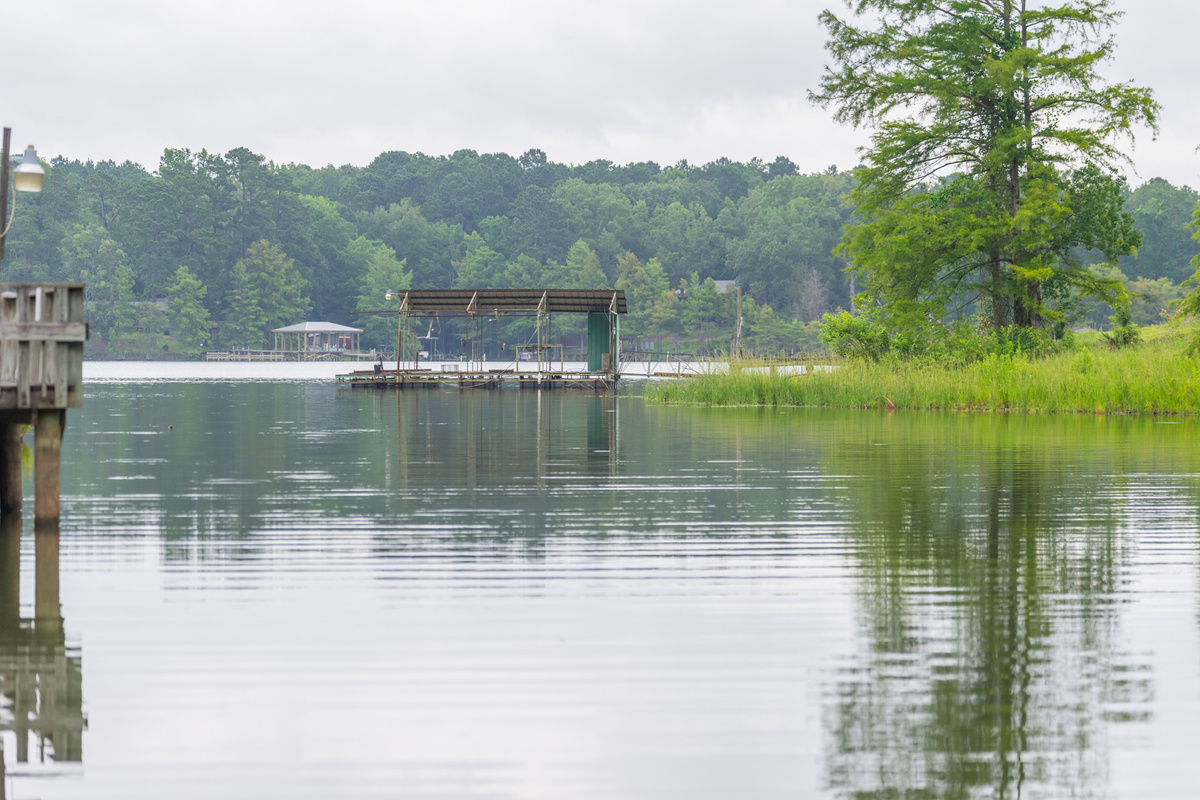 Cove opens to main lake