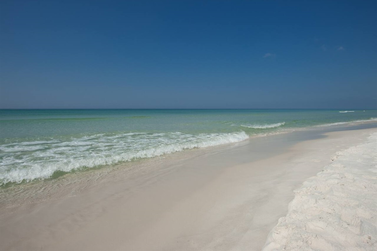 Just a quick walk to the beach!! 