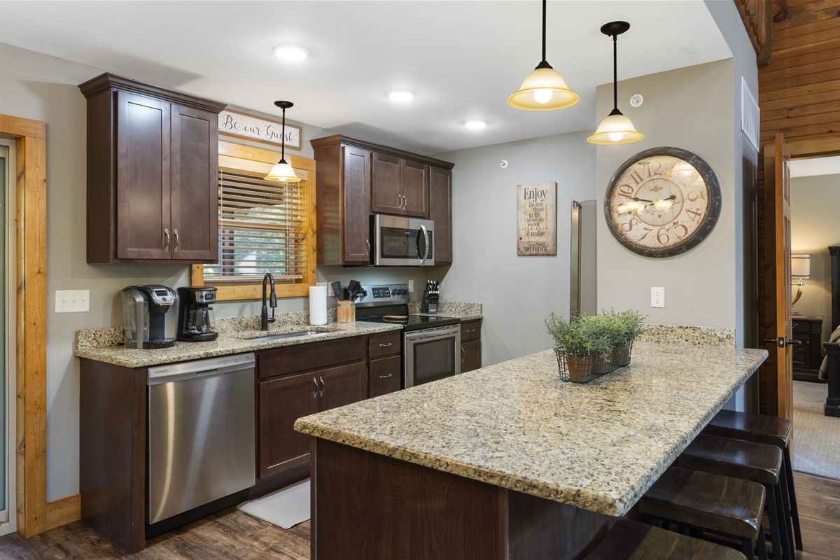 Kitchen with all your cooking basics!