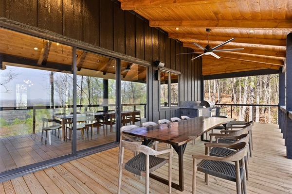 This view was made for grilling and chilling, so bring your BBQ A-game!