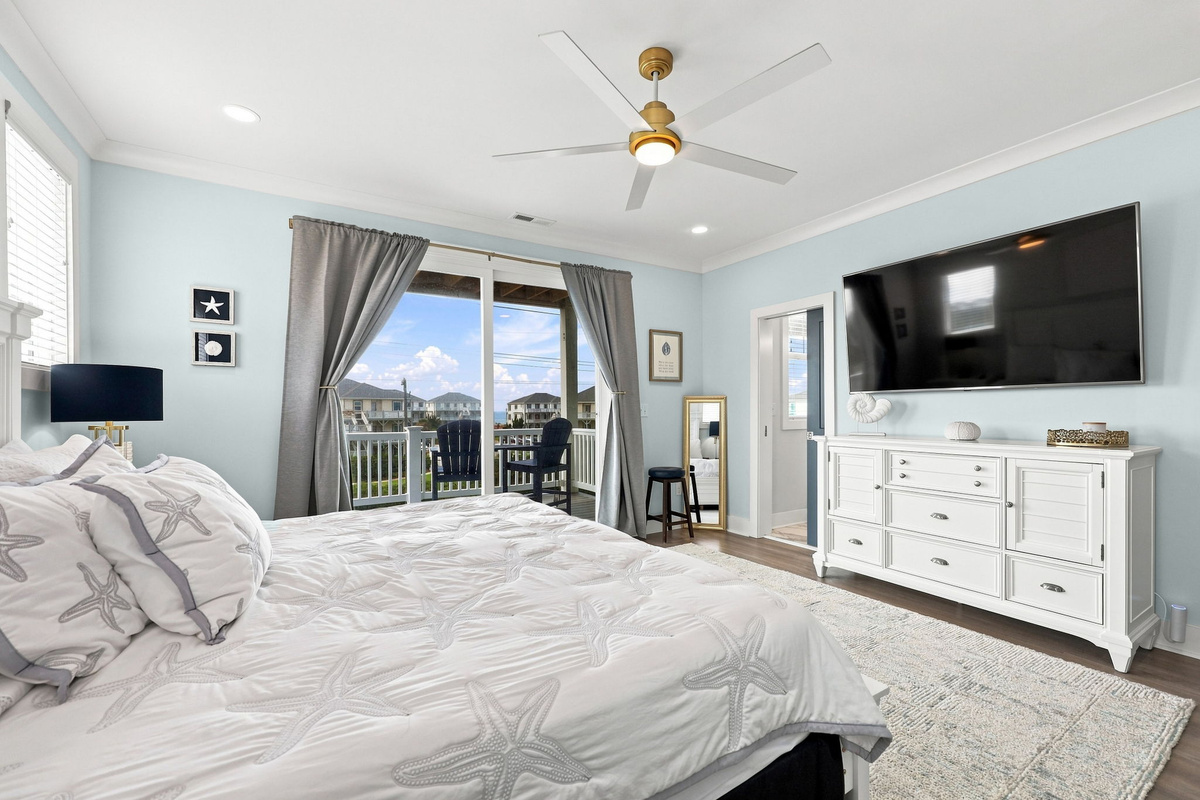 From the calming coastal colors to the sophisticated finishes, this private suite provides the perfect blend of comfort, style, and relaxation for your getaway