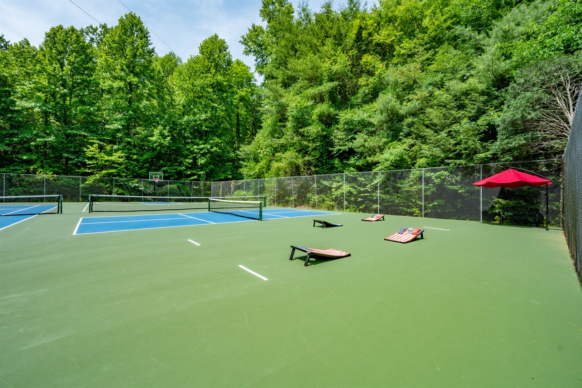 Perfect your serve or enjoy a casual match just steps from your stay
