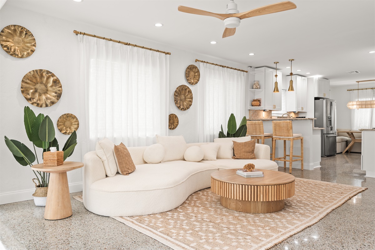 Four bedrooms of curated comfort just minutes from the beach and Atlantic Ave.