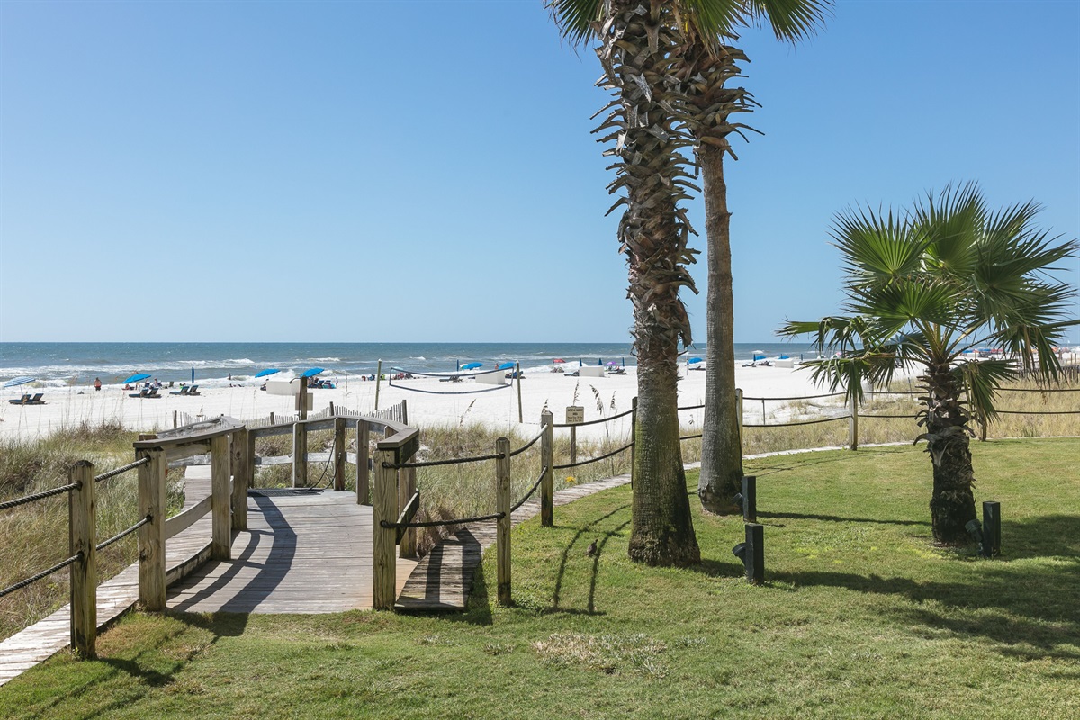 One of Four Private Access For The Beach!