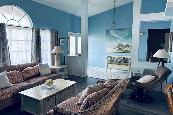 Formal Living Room with a Piano