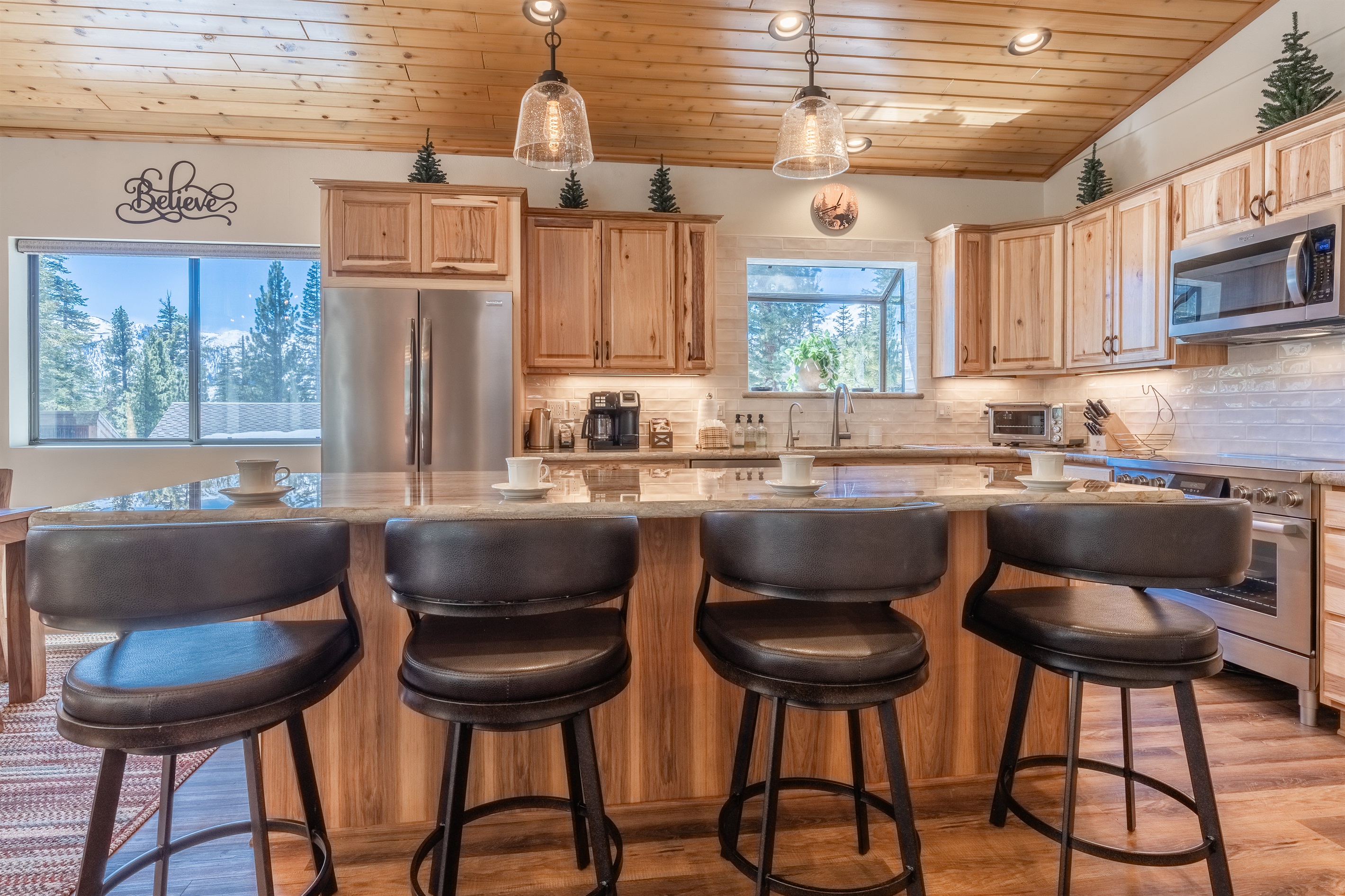 More amazing views in the chef's kitchen