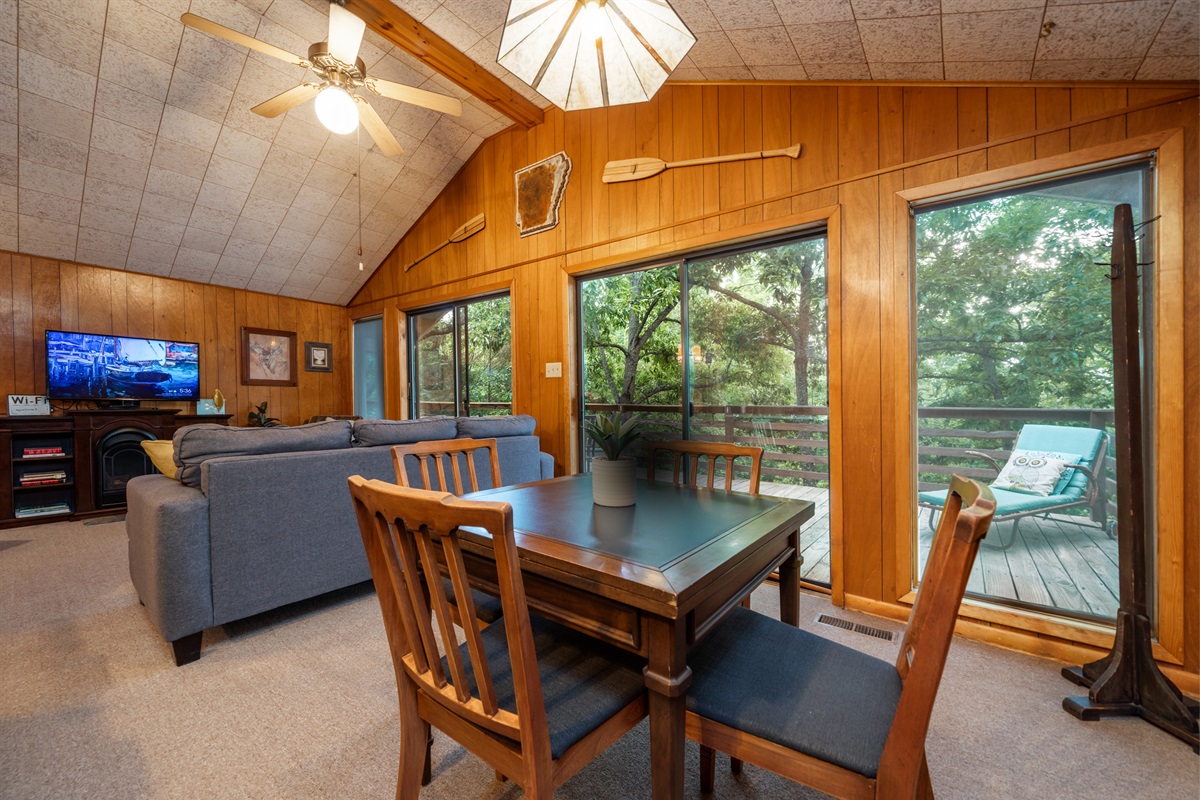 Enjoy the great view from the great room