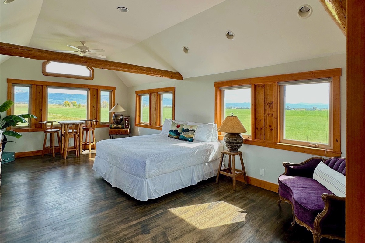 Unit A - Enjoy breathtaking scenery and plenty of space to relax in the inviting primary bedroom.