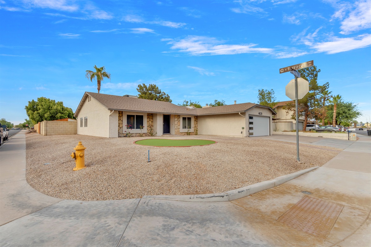 Beautiful corner lot