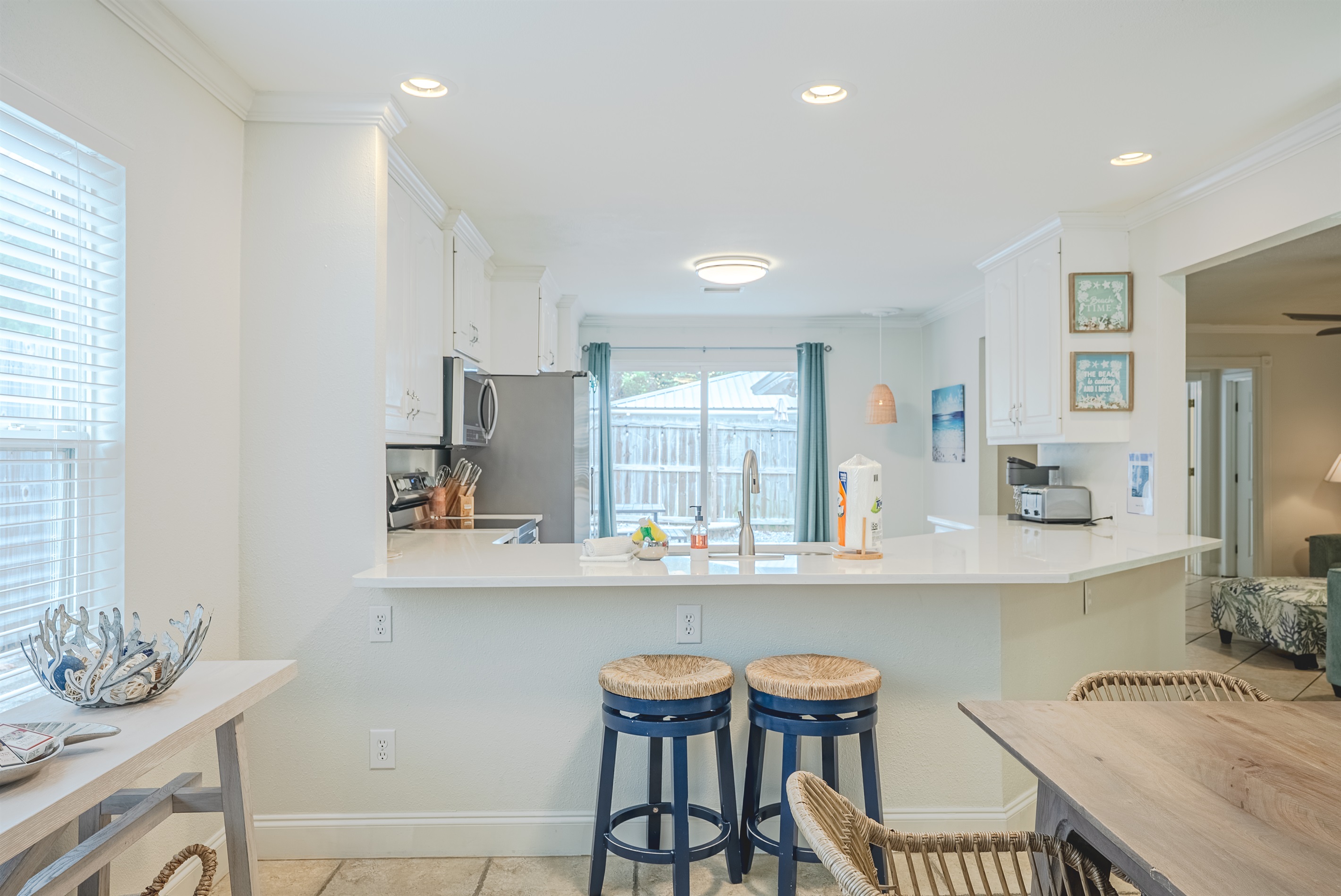 Kitchen with patio access