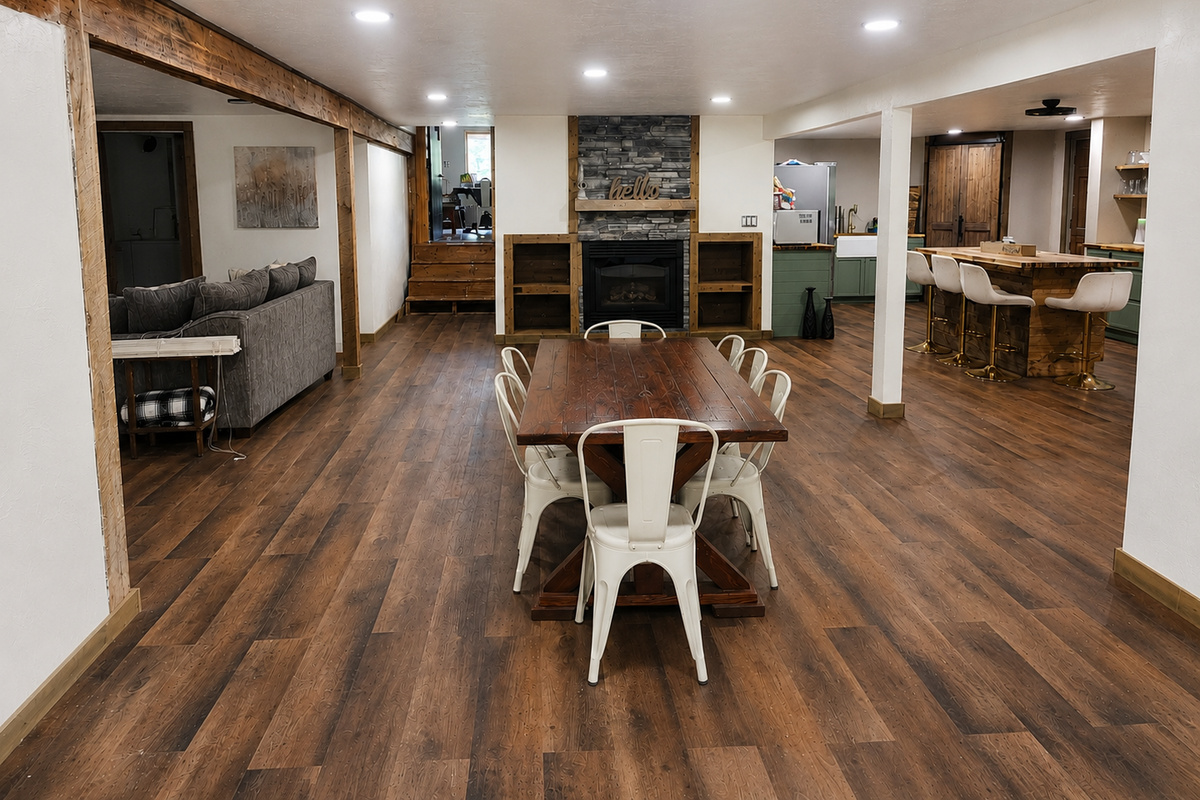 Entry/dining area