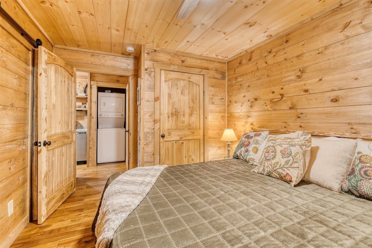 Sink into the embrace of our cozy bed, where soft blankets and fluffy pillows invite you to drift away into a world of comfort and dreams