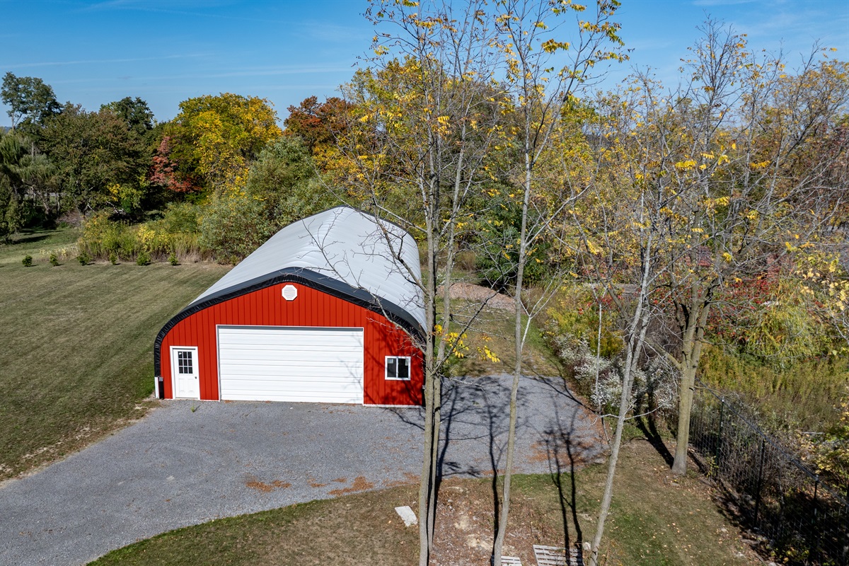 Quiet countryside barn surrounded by trees and nature — your private upstate New York retreat