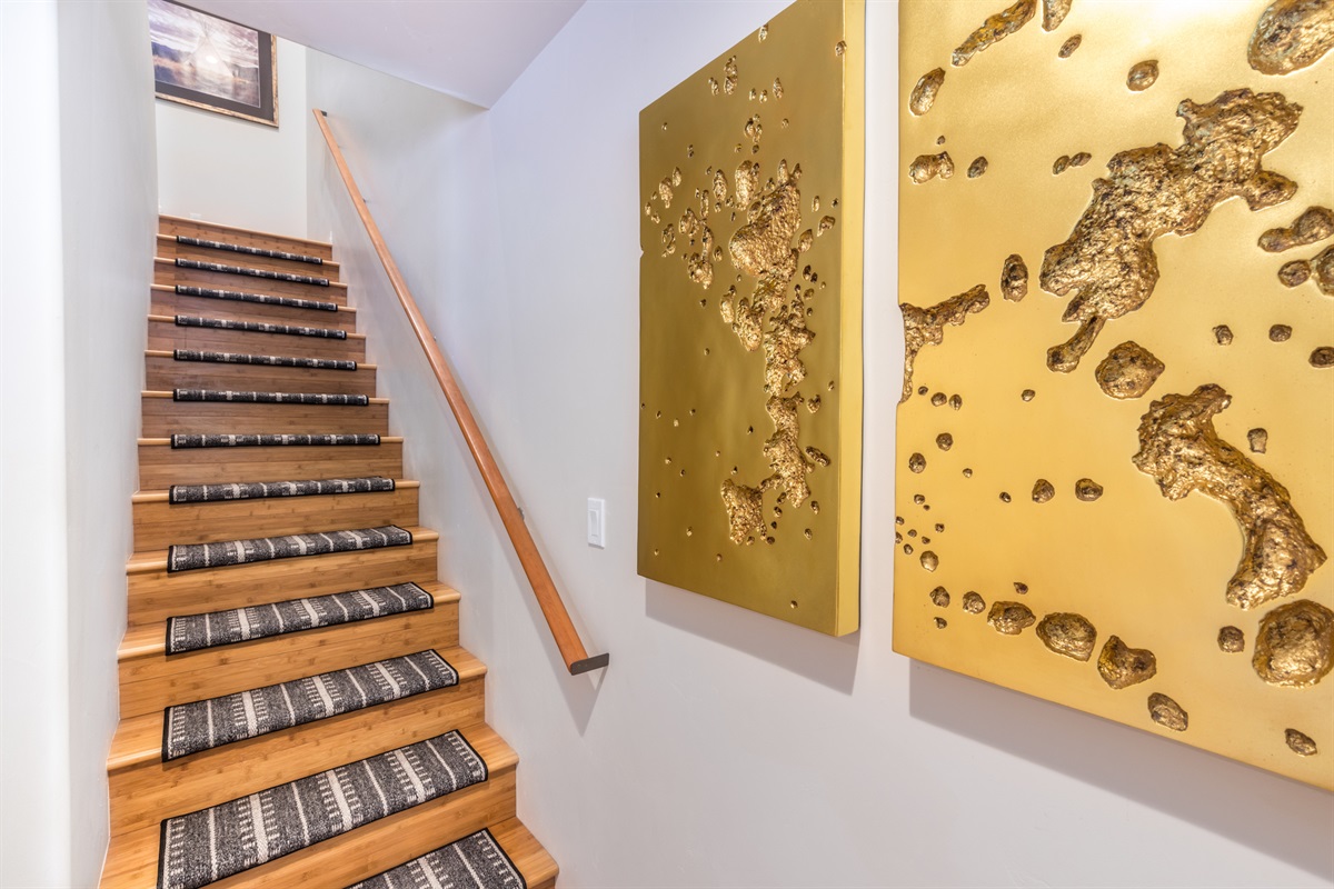 Staircase to the Upper level