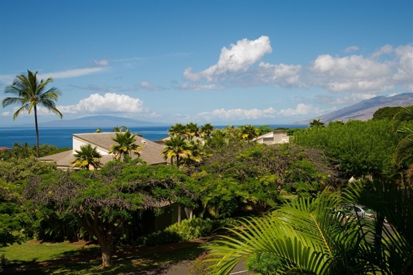 View from Master bedroom Private lanai towards West Maui - Ekolu 607