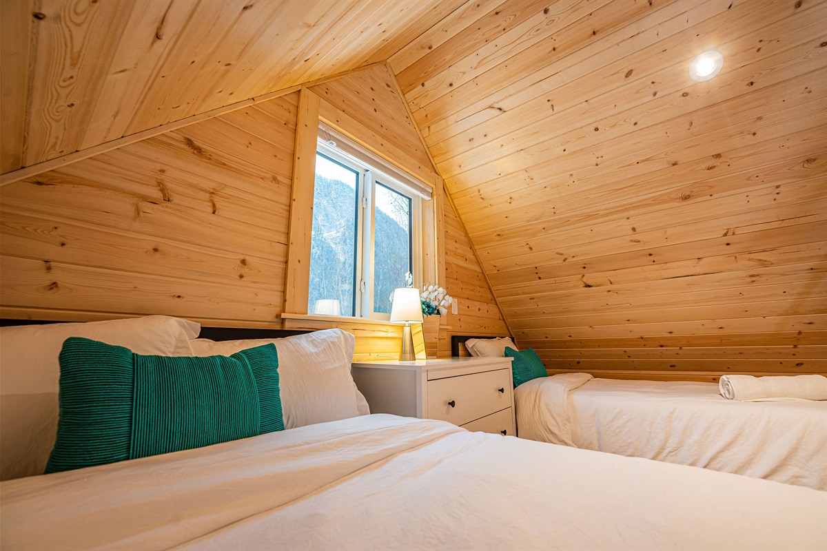 Mountain view from the loft