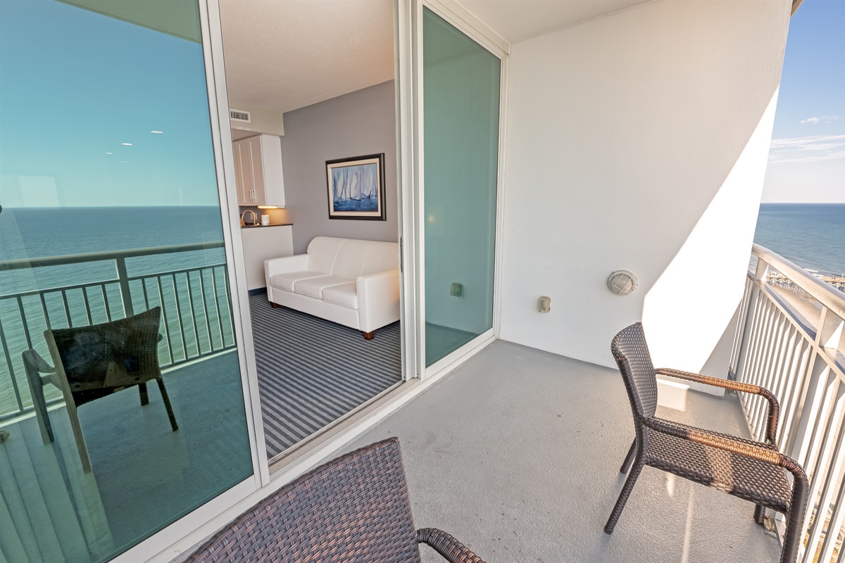 Breathtaking Views from Balcony!