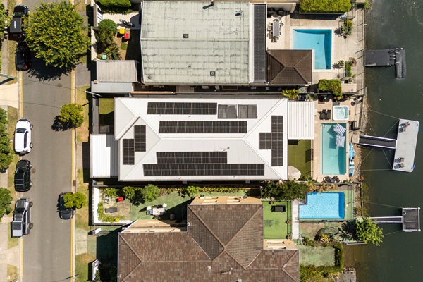 Private waterfront setting with direct canal frontage and private jetty access.