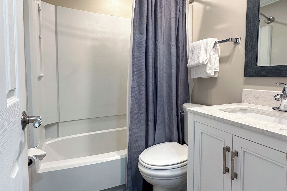 Bathroom with Tub/ Shower combination
