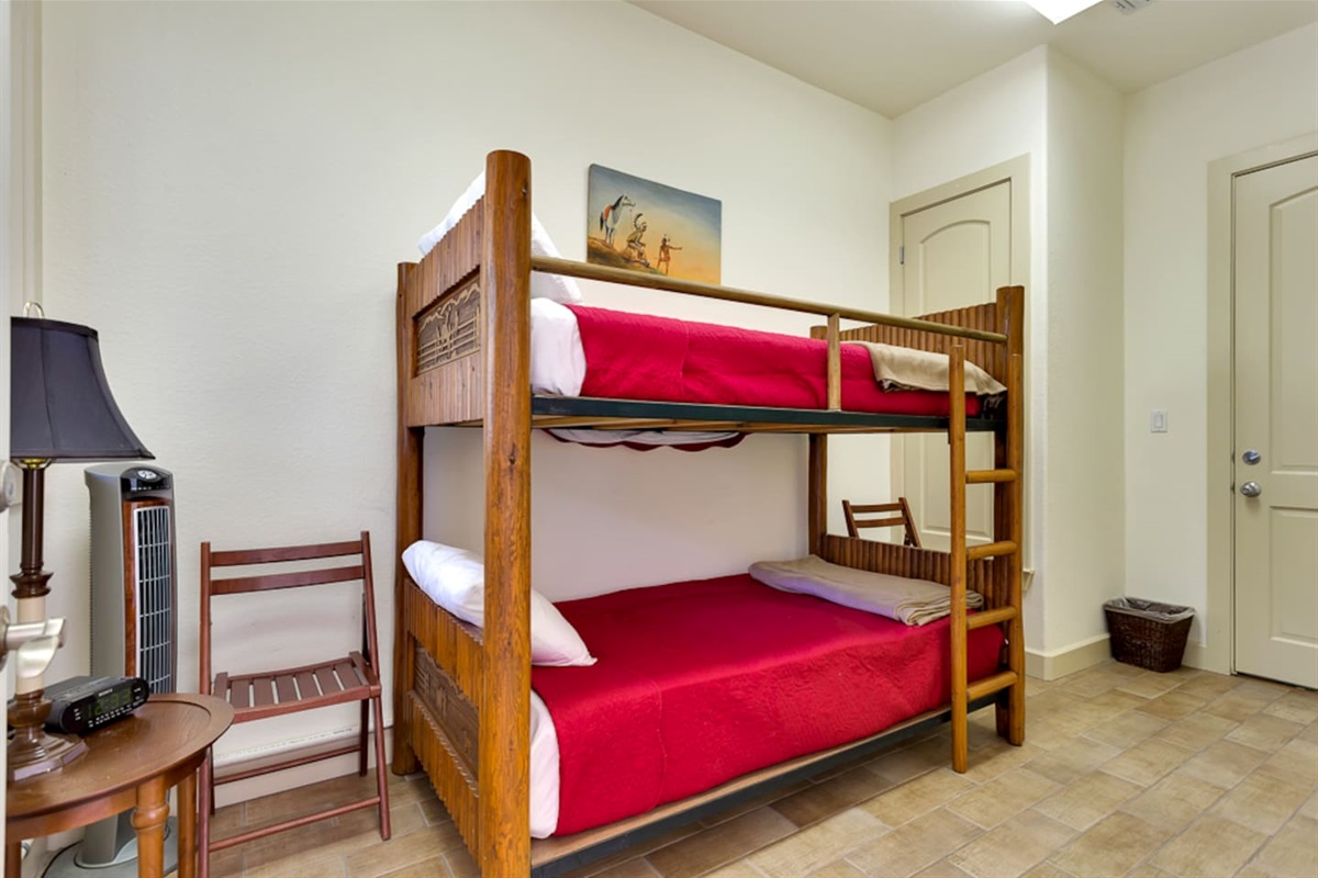 Pool House Bunk Bedroom