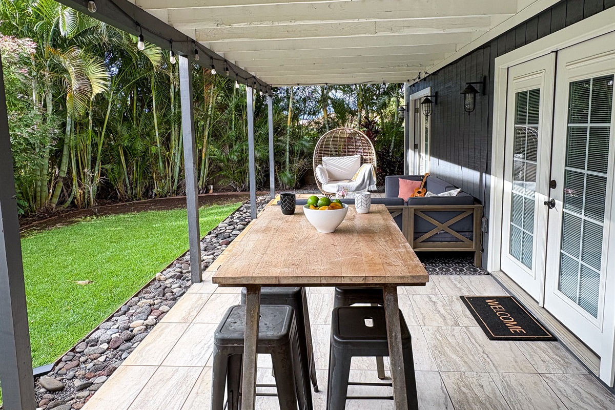 Private lanai