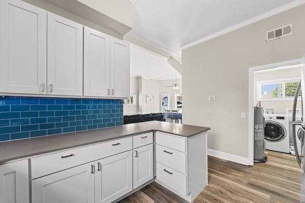 Plenty of storage in the kitchen