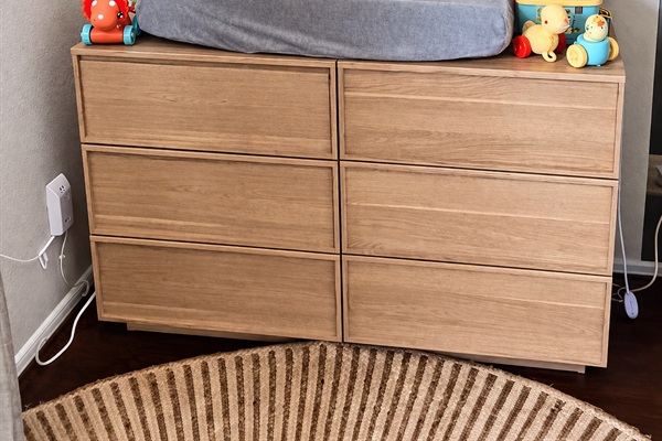 Changing pad and kids toys available upon request