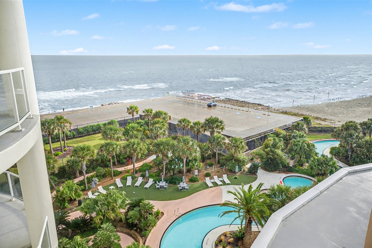 Actual view from the balcony